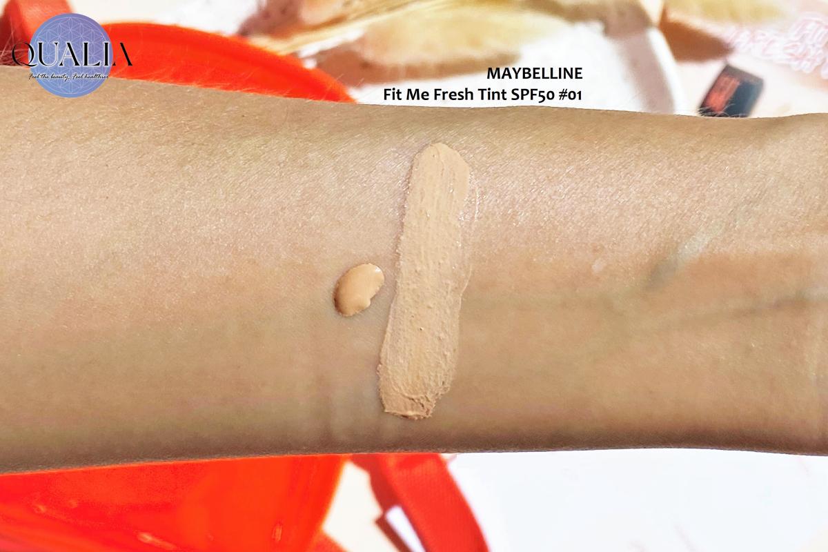 Review sản phẩm Maybelline Fit Me Foundation Fresh Tint SPF50 